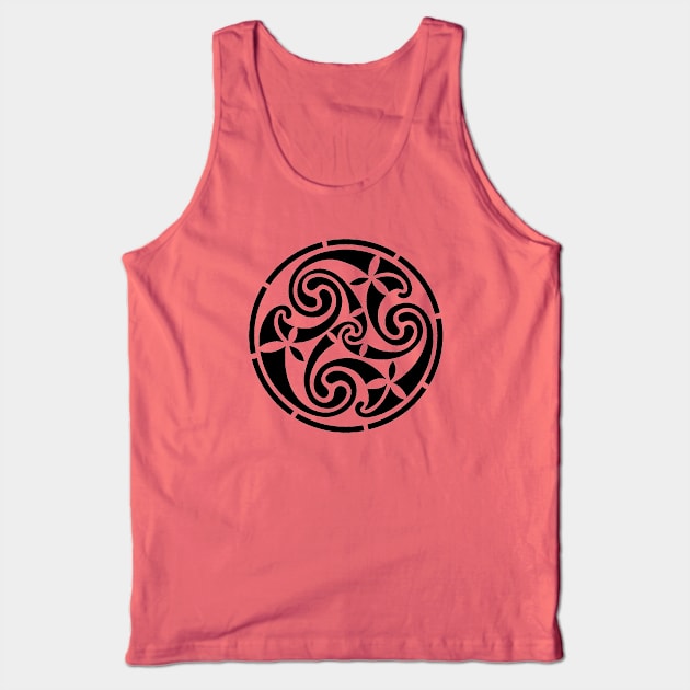 Celtic Knot Abstract Irish Tribal design Tank Top by DesignsbyZazz